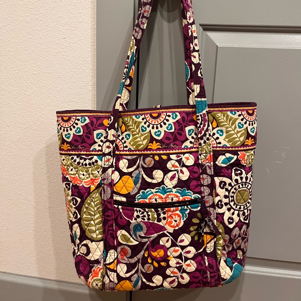 Vera Bradley Plum Crazy Tote